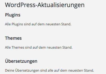 wordpress-aktualisierungen